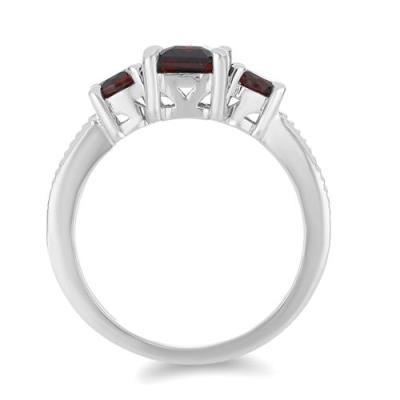 BUY 925 SILVER NATURAL GARNET GEMSTONE STYLISH RING